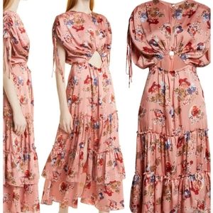 Cinq a sept Rare Rose multi maxi dress 4